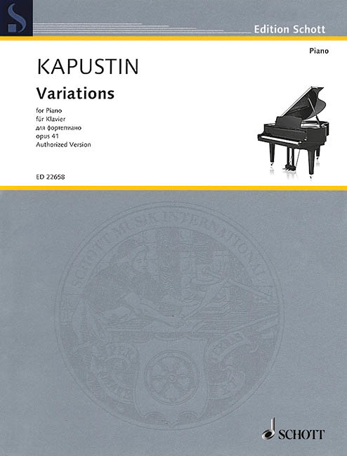 Variations, Op. 41 - Kapustin - Solo Piano - Book