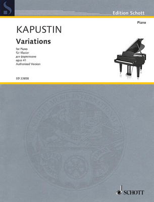 Schott - Variations, Op. 41 - Kapustin - Solo Piano - Book