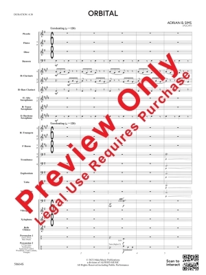 Orbital - Sims - Concert Band - Gr. 4.5