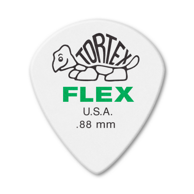 Dunlop - Tortex Flex Jazz III Picks Player Pack (12 Pack) - .88mm