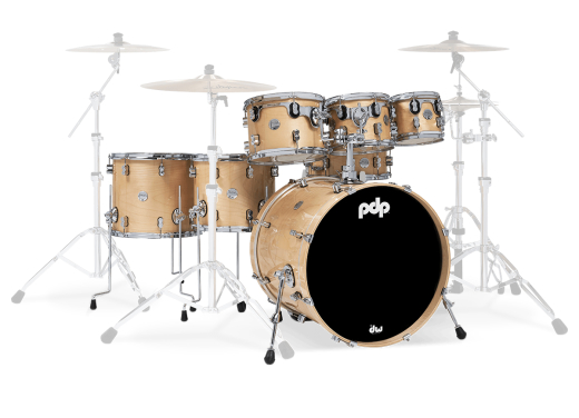 Concept Maple 7-Piece Shell Pack (22,8,10,12,14,16,SD) - Natural Lacquer