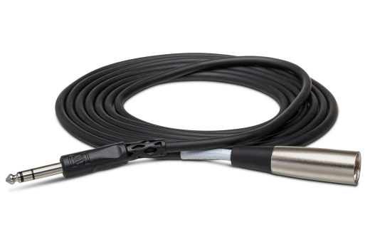 Hosa - Balanced Interconnect, 1/4 in TRS to XLR-M, 2 ft