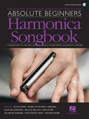 Hal Leonard - Absolute Beginners Harmonica Songbook - Harmonica - Book/Audio Online