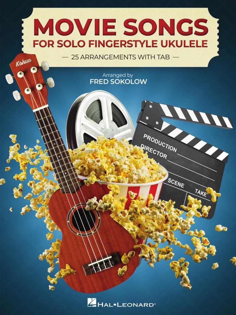 Movie Songs for Solo Fingerstyle Ukulele - Sokolow - Ukulele TAB - Book