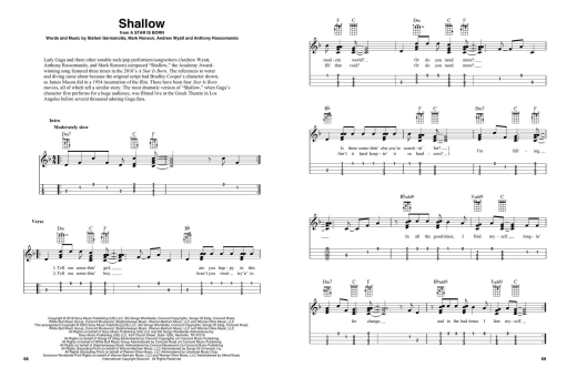 Movie Songs for Solo Fingerstyle Ukulele - Sokolow - Ukulele TAB - Book