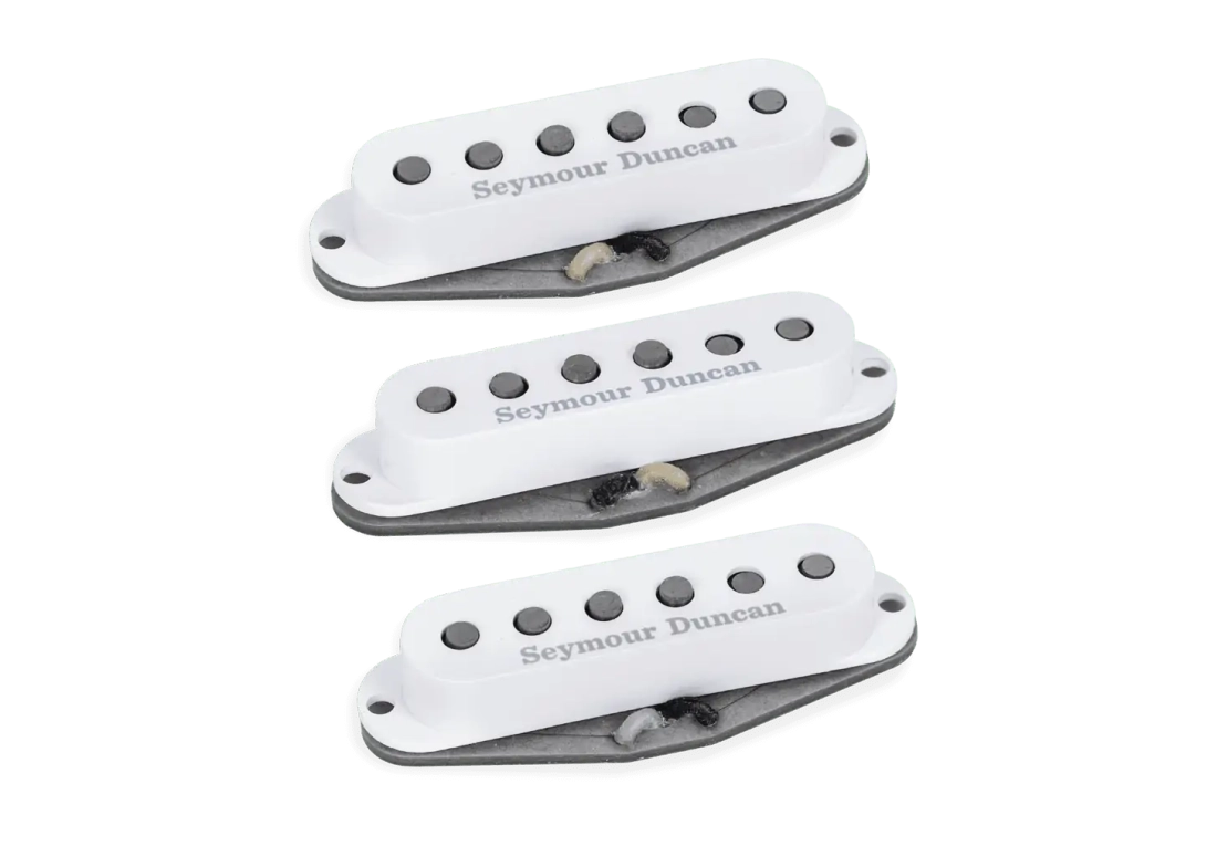 Psychedelic Strat Pick Up Set White