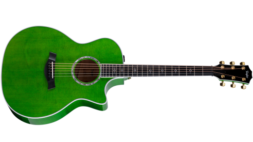 614ce Special Edition Maple Acoustic-Electric Guitar w/Case - Trans Green