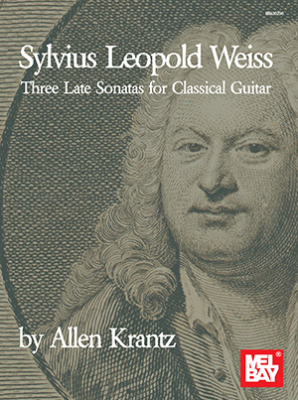 Mel Bay - Three Late Sonatas for Classical Guitar - Weiss/Krantz - Classical Guitar - Book