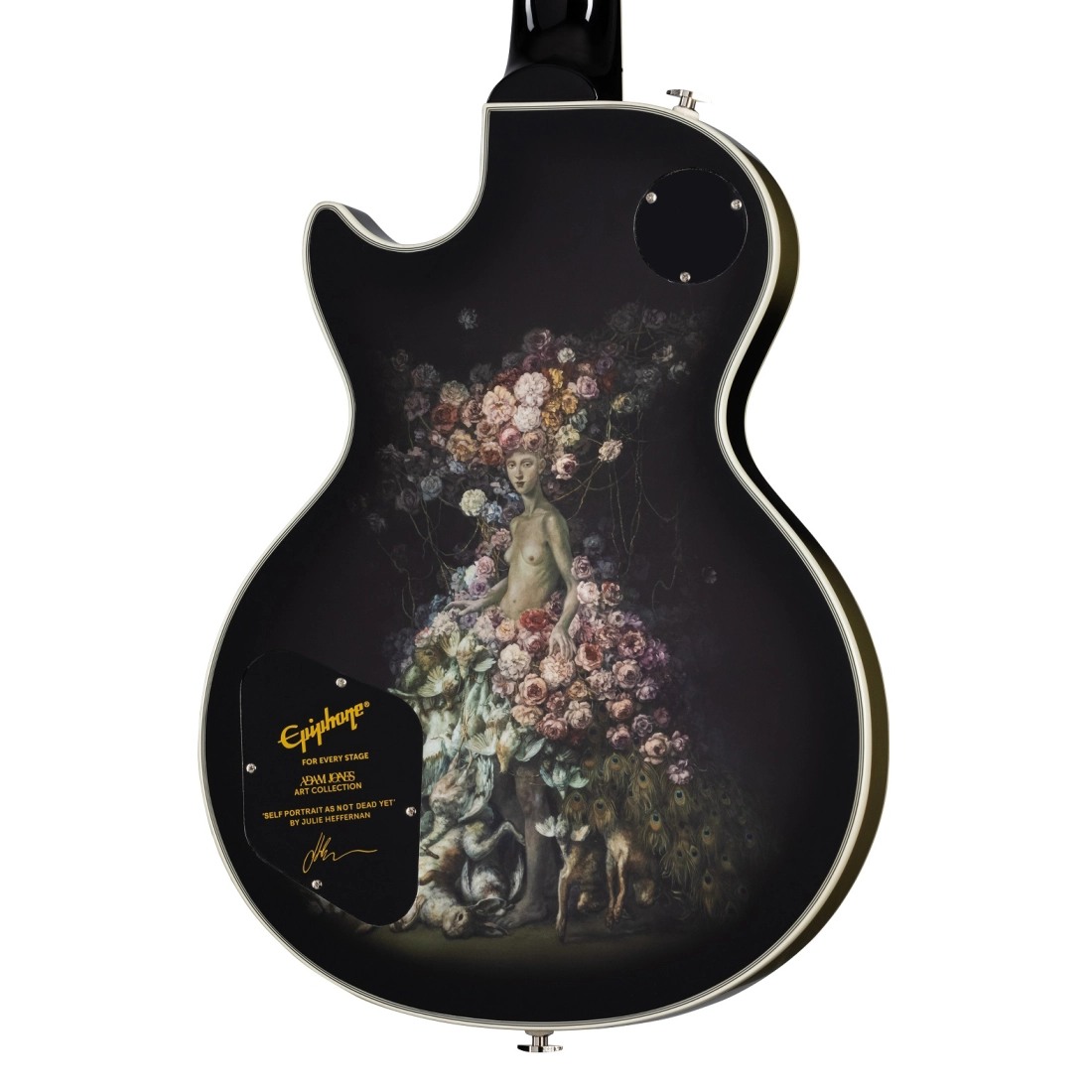 Adam Jones Les Paul Custom Art Collection: Julie Heffernan\'s \'\'Self Portrait as Not Dead Yet\'\' - Antique Silverburst