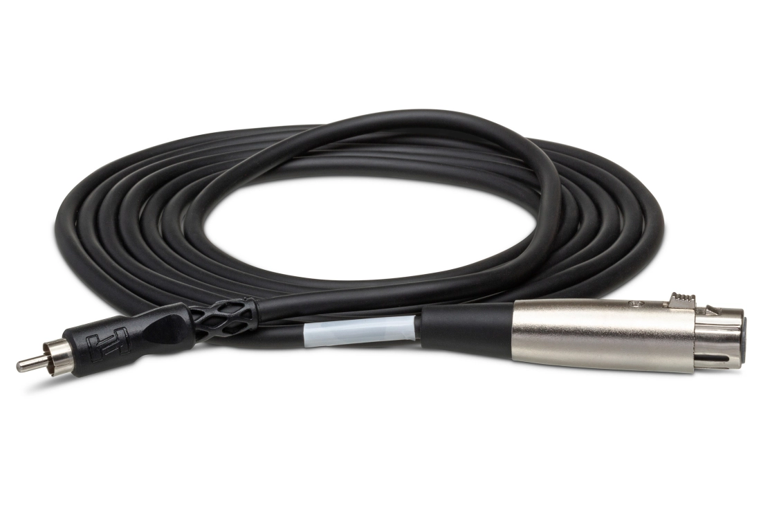 Unbalanced Interconnect, XLR-F to RCA, 5 ft