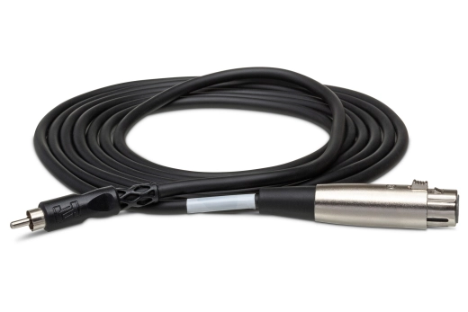 Hosa - Unbalanced Interconnect, XLR-F to RCA, 15 ft