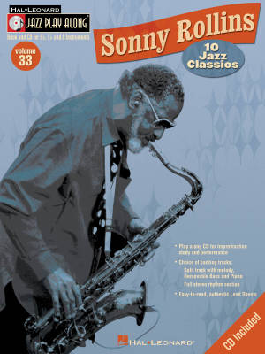 Hal Leonard - Sonny Rollins: Jazz Play-Along Volume 33 - Book/CD