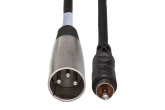 Unbalanced Interconnect, RCA to XLR-M, 2 ft