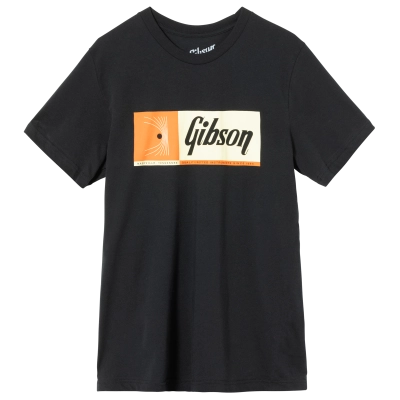 Gibson - Quality Fretted Instruments Vintage Black Tee - Large