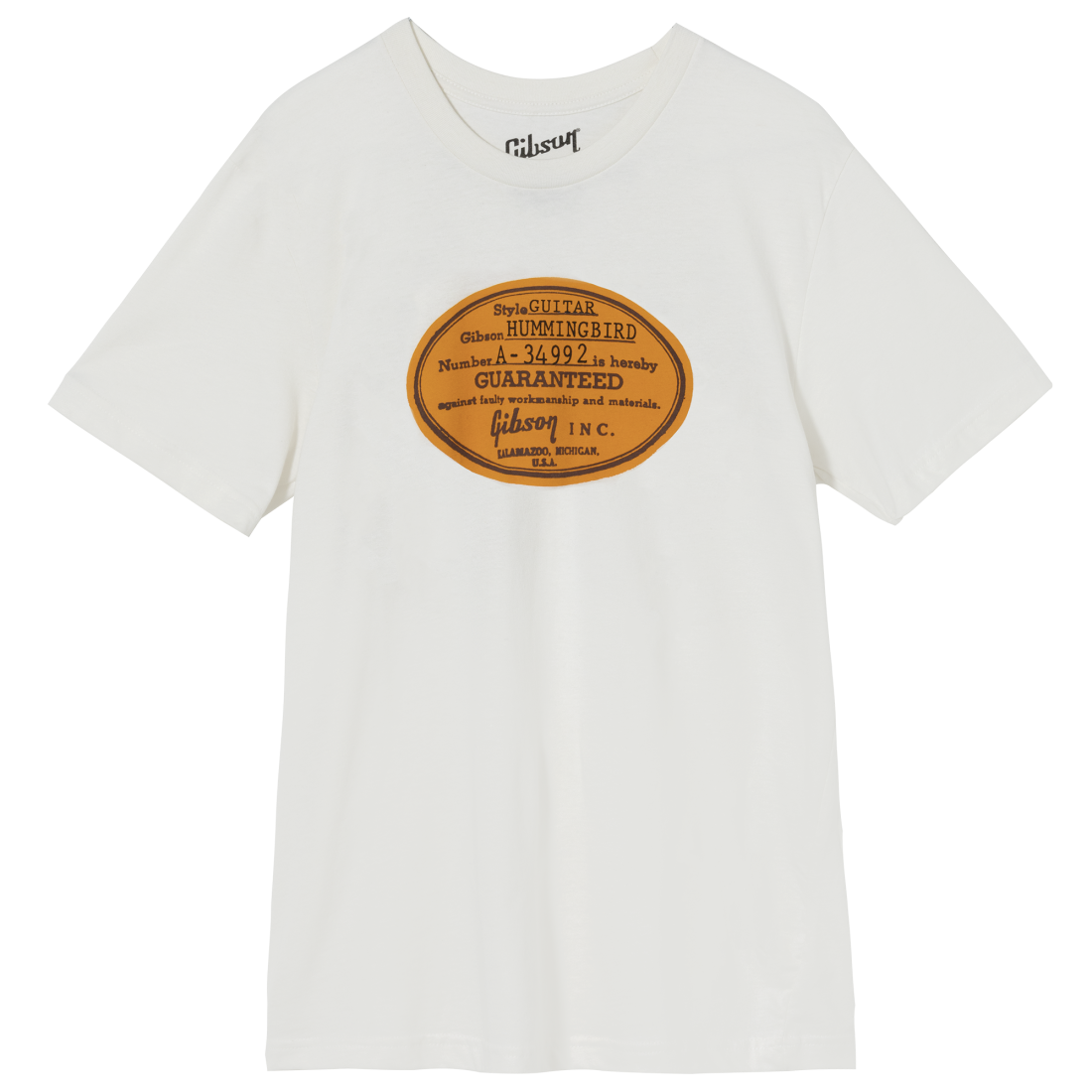 Acoustic Label Vintage White Tee - Small