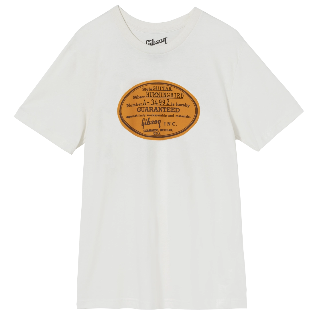 Acoustic Label Vintage White Tee - Small