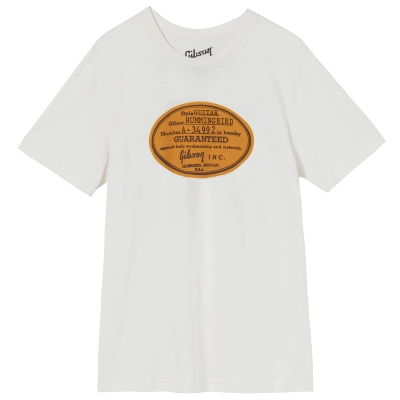 Gibson - Acoustic Label Vintage White Tee - Medium