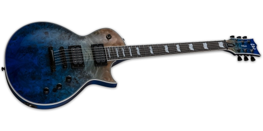 LTD EC-1000 Electric Guitar w/Burled Poplar Top - Blue Natural Fade