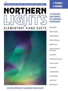 Northern Lights: Elementary Piano Duets - Piano Duets (1 Piano, 4 Hands) - Book