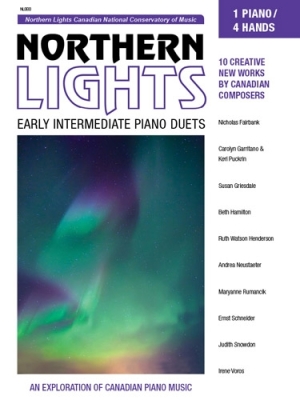 Canadian National Conservatory of Music - Northern Lights: Early Intermediate Piano Duets - Piano Duets (1 Piano, 4 Hands) - Book