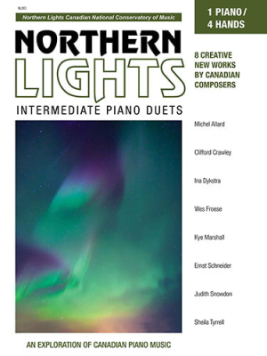 Canadian National Conservatory of Music - Northern Lights: Intermediate Piano Duets - Piano Duets (1 Piano, 4 Hands) - Book