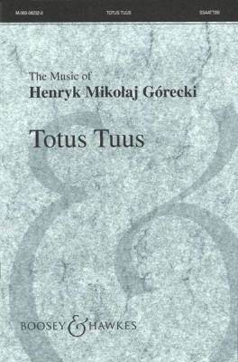 Boosey & Hawkes - Totus Tuus, Op. 60