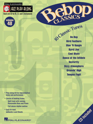 Bebop Classics: Jazz Play-Along Volume 48 - Book/CD