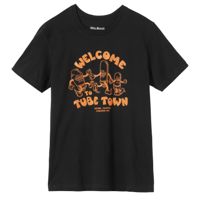 T-shirt Welcome To Tube Town, noir (moyen)