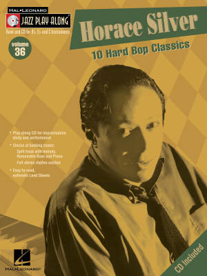 Hal Leonard - Horace Silver: Jazz Play-Along Volume 36 - Book/CD