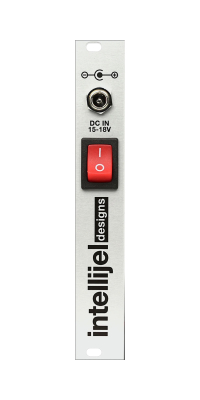 Intellijel - Power Entry Jack and Switch for Meanwell Power Bricks - 2.1mm