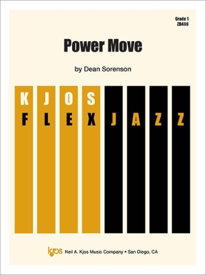 Kjos Music - Power  Move - Sorenson - Jazz Ensemble (FlexJazz) - Gr. 1