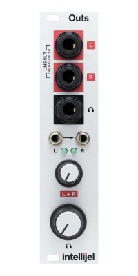Intellijel - Outs Balanced Stereo Line and Headphone Output Module