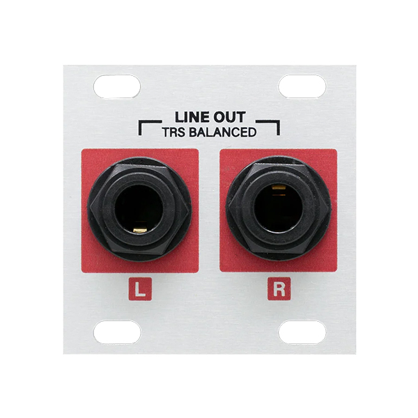 Stereo Line Out 1U Stereo Balanced Line Audio Output