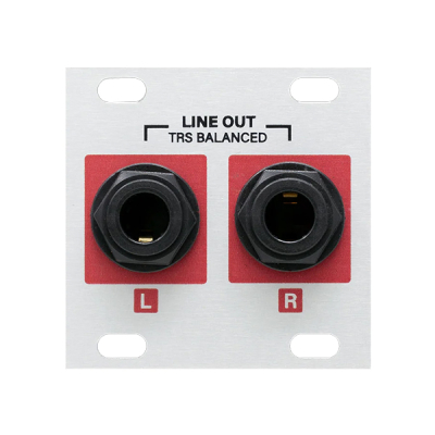 Intellijel - Stereo Line Out 1U Stereo Balanced Line Audio Output