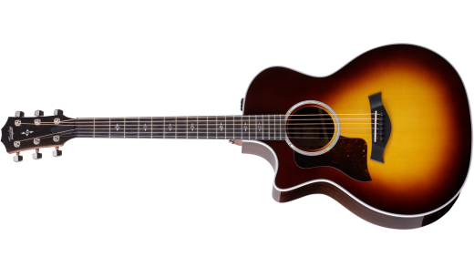 Taylor Guitars - Guitare acoustique-lectrique 414ce-R en pinette et palissandre  pan coup, avec tui (modle gaucher, fini Tobacco Sunburst)