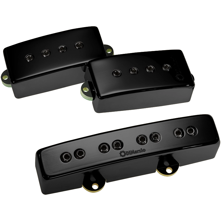 Relentless PJ Bass Pickup Set - Gloss Black