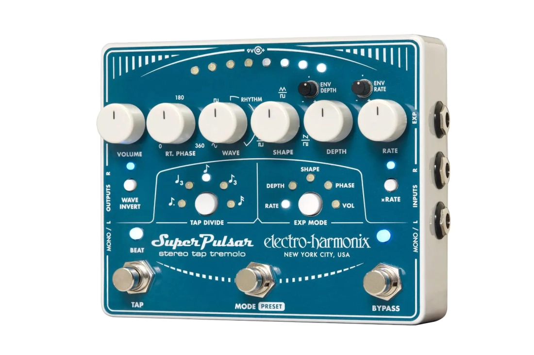 Super Pulsar Stereo Tap Tremolo