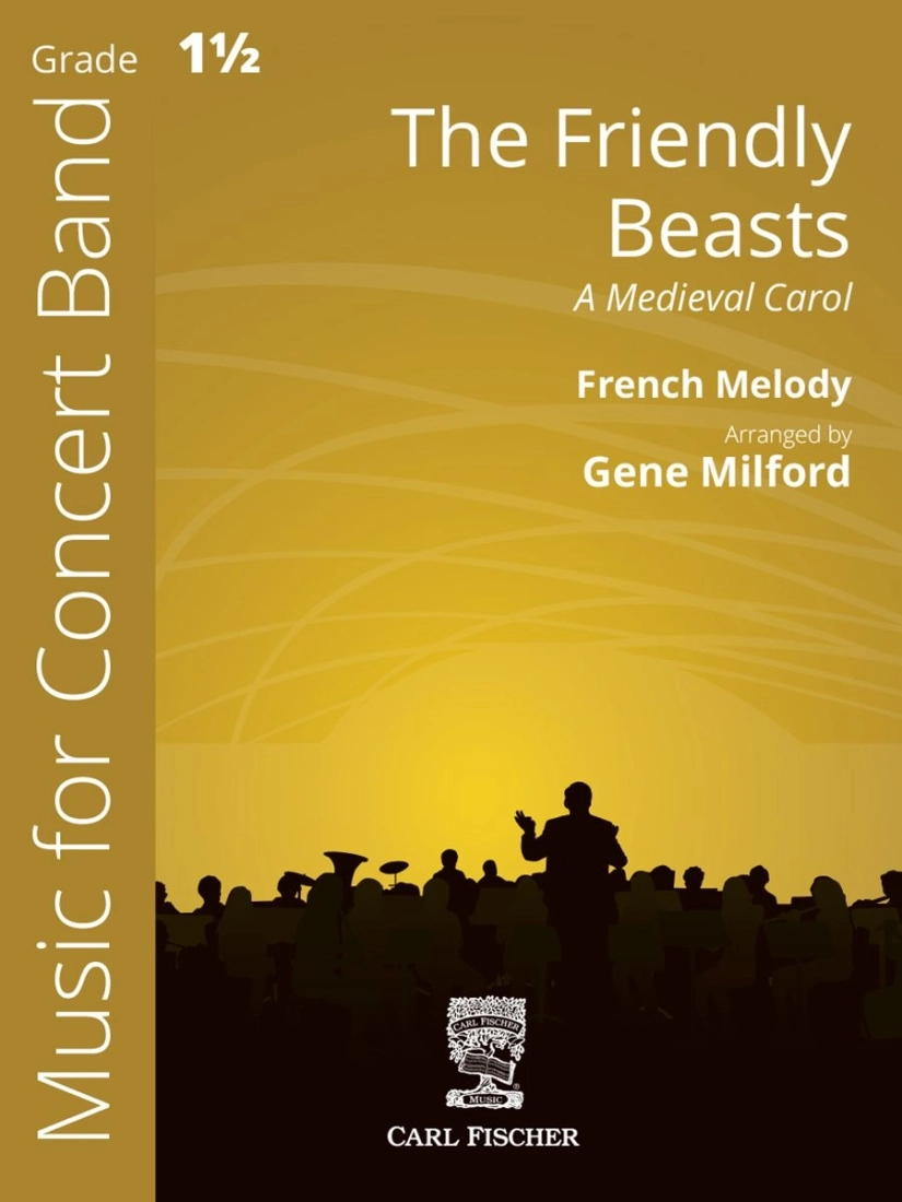 The Friendly Beasts (A Medieval Carol) - Concert Band - Gr. 1.5