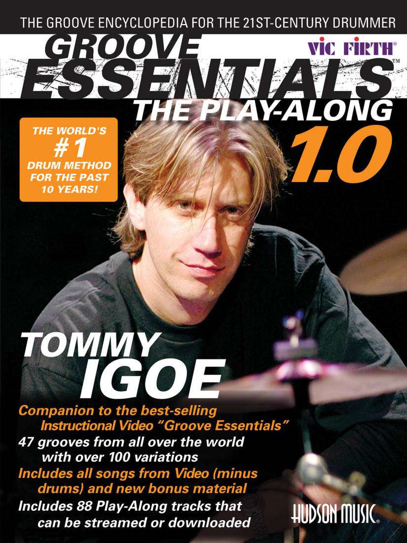 Groove Essentials 1.0 - The Play-Along - Igoe - Drum Set - Book/Audio Online