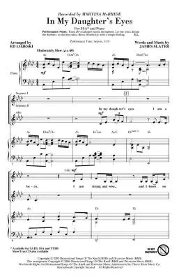 In My Daughter\'s Eyes - McBride/Slater/Lojeski - Choral Octavo - SSA Accomapnied