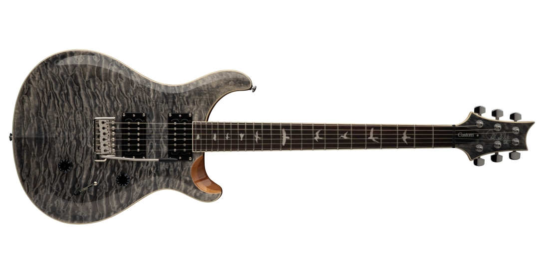 Paul Reed Smith - SE Custom 24 Electric Guitar, Quilted Maple with Gigbag -  Limited Edition Charcoal