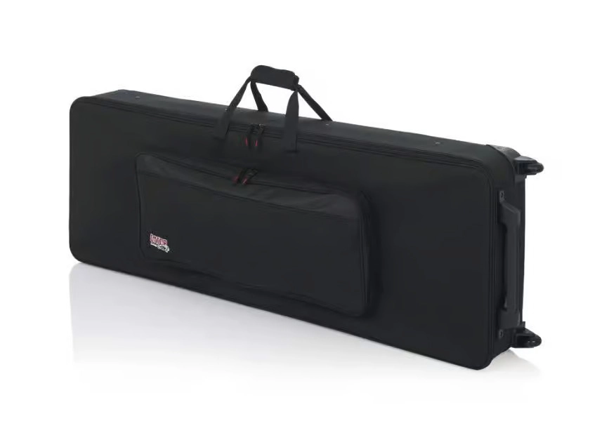 Lightweight 76-Note Keyboard Case with Wheels