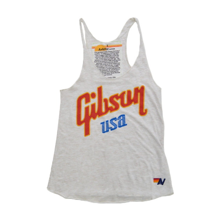 Aviator Nation X Gibson USA Women\'s Racer Tank - Small