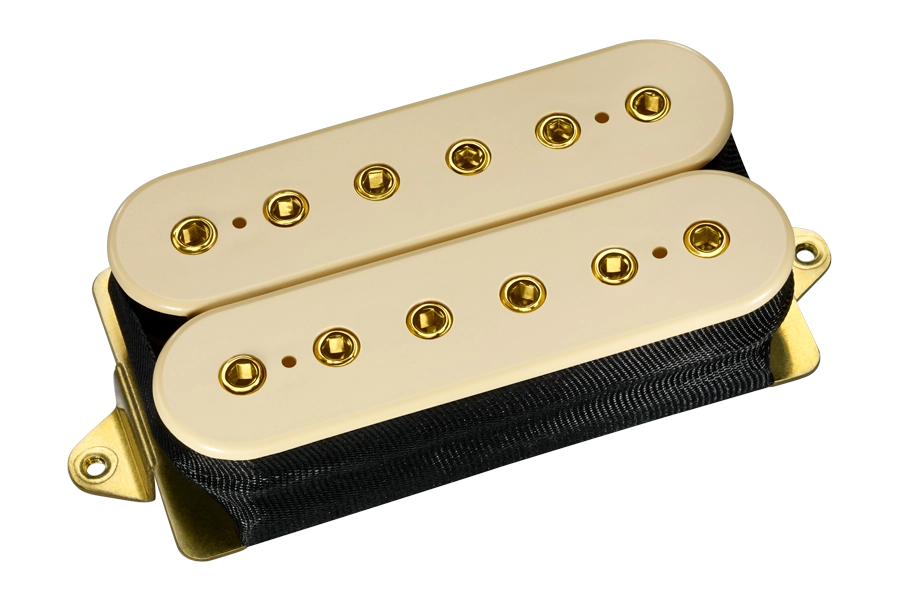 D Activator Humbucker Neck Pickup - Cream with Gold Poles