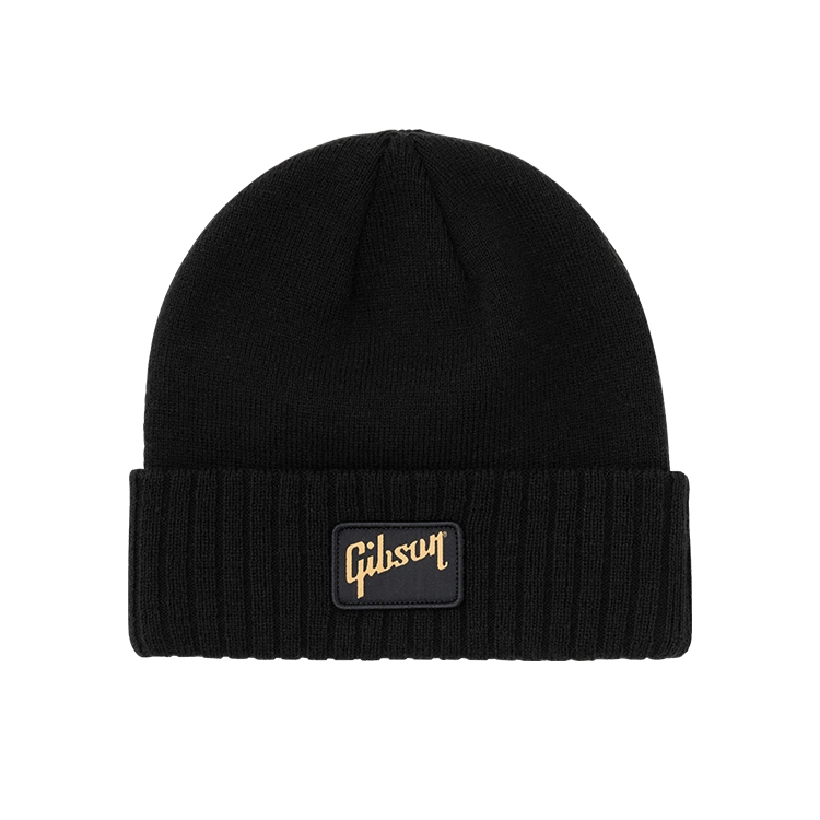 Cuffed Black Beanie