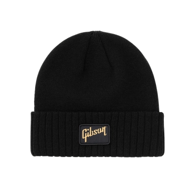 Gibson - Cuffed Black Beanie