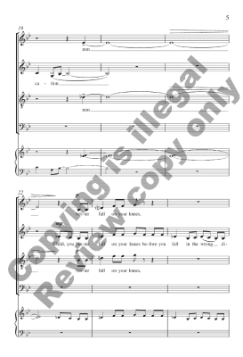 Mama Said - Foster/Rardin - SATB