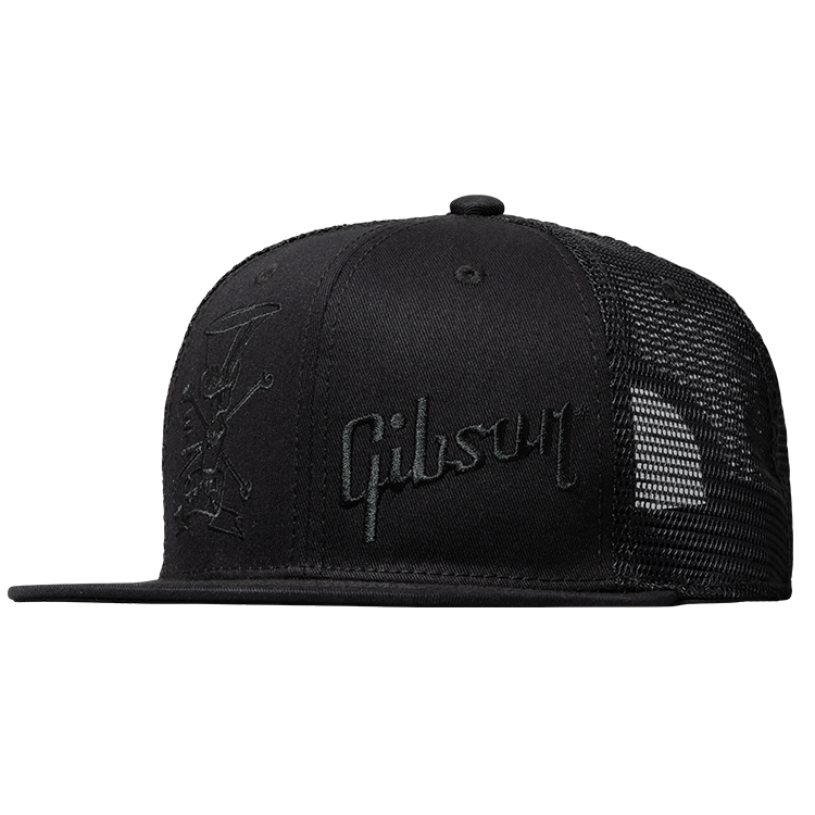 Slash \'\'Skully\'\' Trucker Hat - All-Black