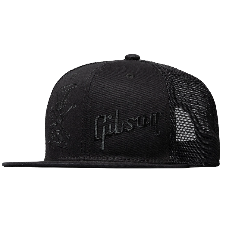 Slash \'\'Skully\'\' Trucker Hat - All-Black