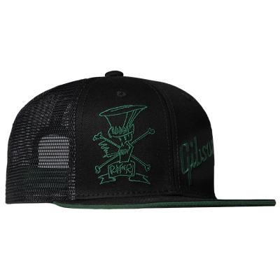 Slash \'\'Skully\'\' Trucker Hat - Black/Green